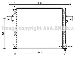 AVA QUALITY COOLING Радиатор, охлаждение двигателя JE2064